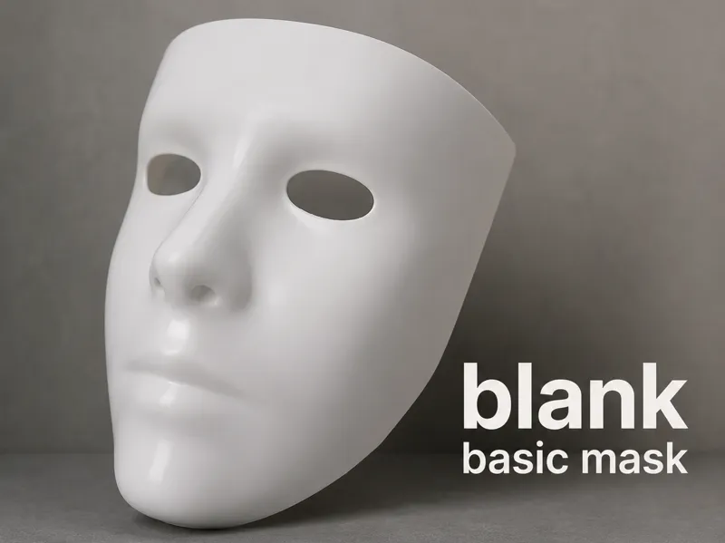 blank basic mask