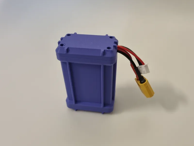 Rugged box 18650 battery 2s1p