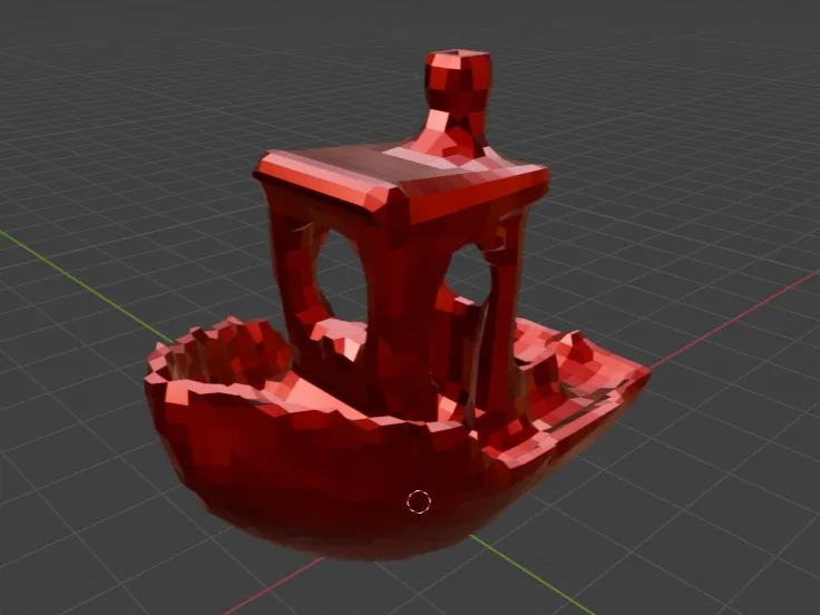 Low poly Benchy