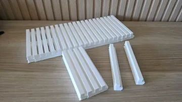 Letrero o emblema decorativo: Modular Slat Panel System –DIY Customizable Length — vista de referencia 5