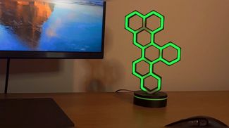 Hex LED desk lamp (WLED)