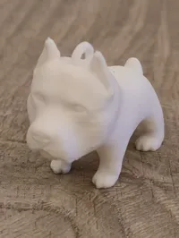 Figurine ou porte-clés Pitbull mignon — photo 4