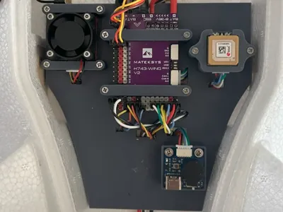 Matek H743 Flight Controller Base, Dolphin Edition