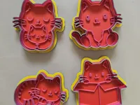 Emporte-pièce chat kawaii pour pâte à modeler — photo 1