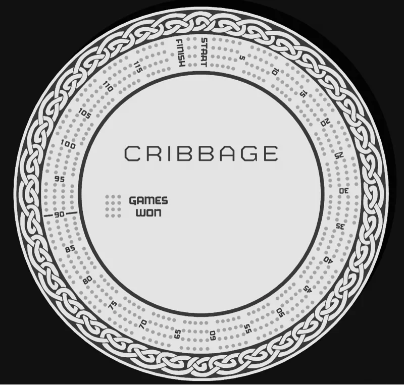 Basic Cribbage Board
