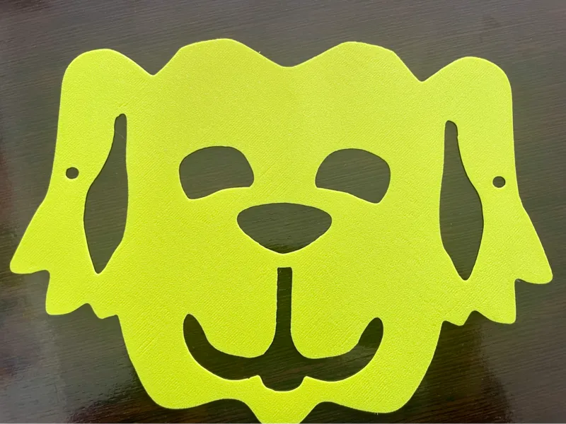 Masque ou pochoir pour enfants - Chien