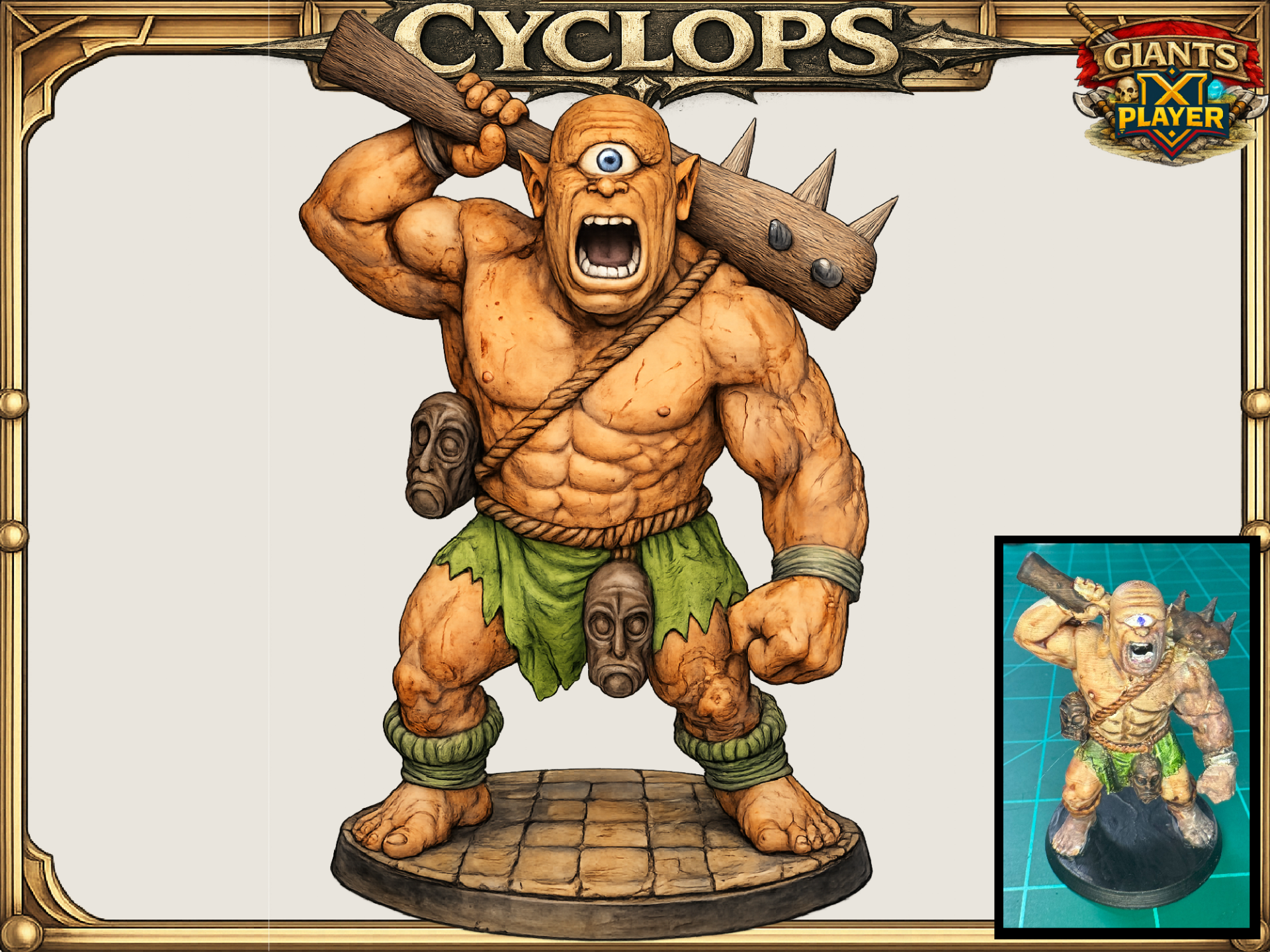 Cyclops:  DnD D&D Pathfinder Mini