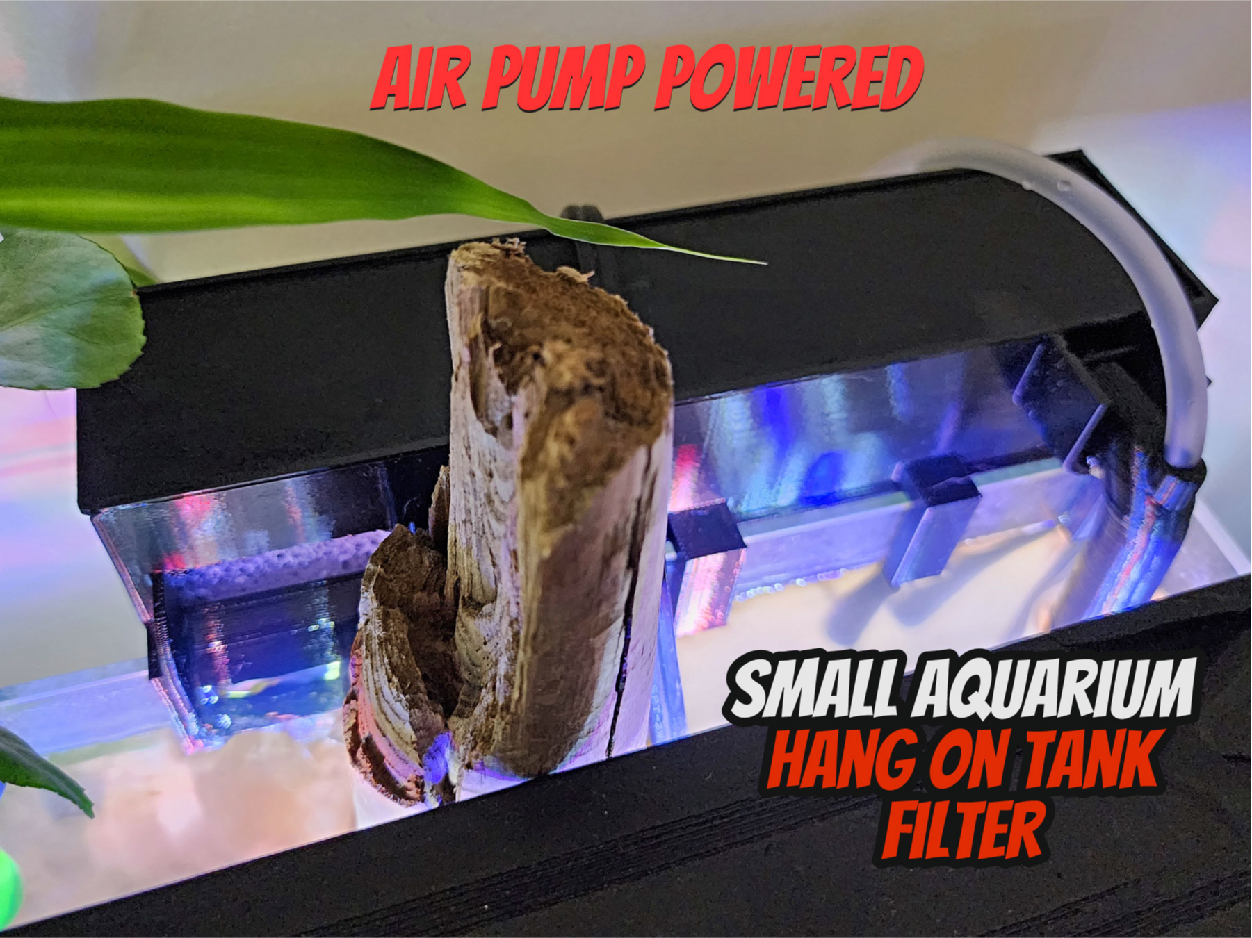 Air Pump Hang-On Aquarium Filter