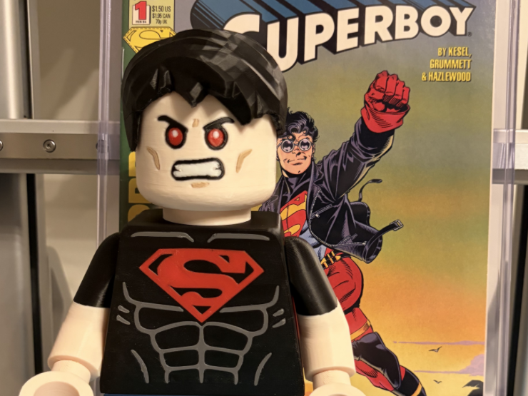 Superboy Big Brick Figure