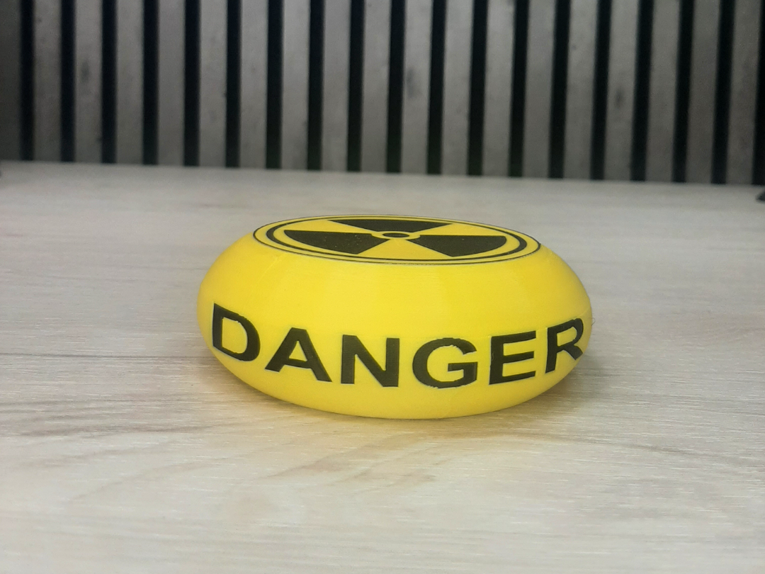 Danger Emergency Push Button | Fun Desk Toy