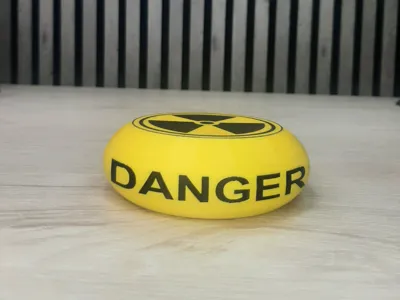 Danger Emergency Push Button | Fun Desk Toy