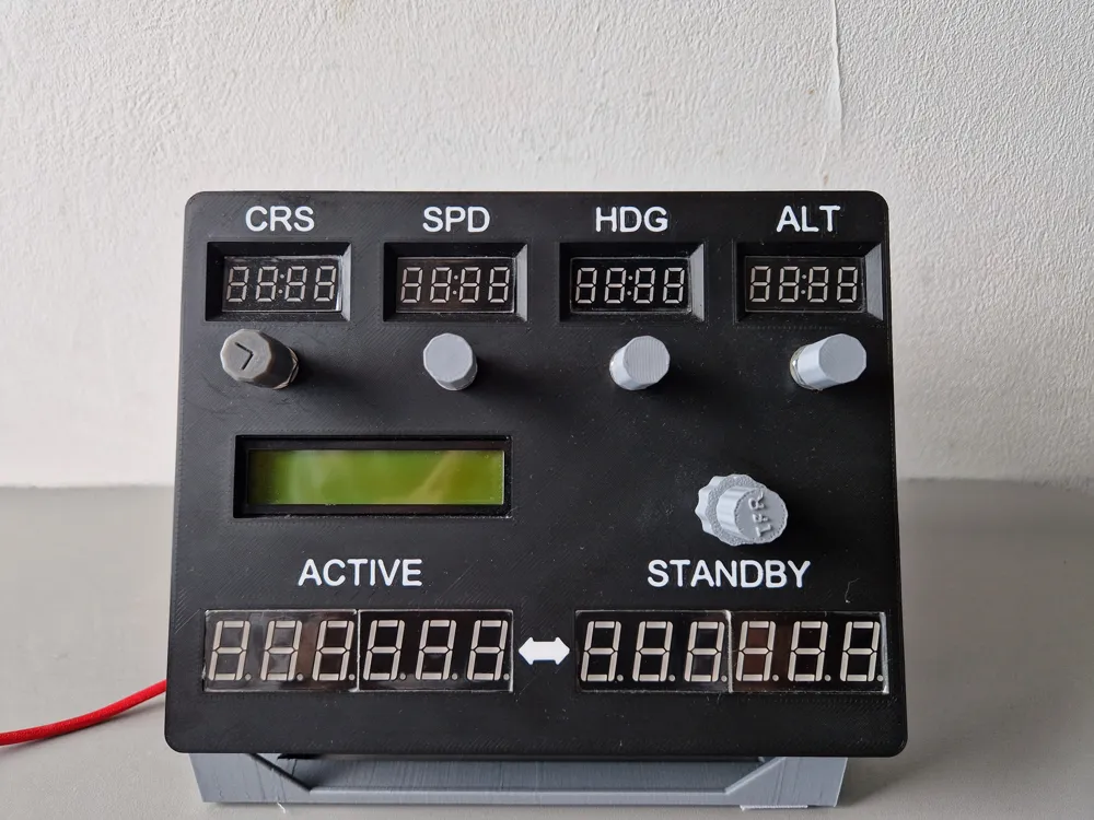 Simulator Radio Module Flight Simulator radio navigation panel - Free 3D Print Model - MakerWorld