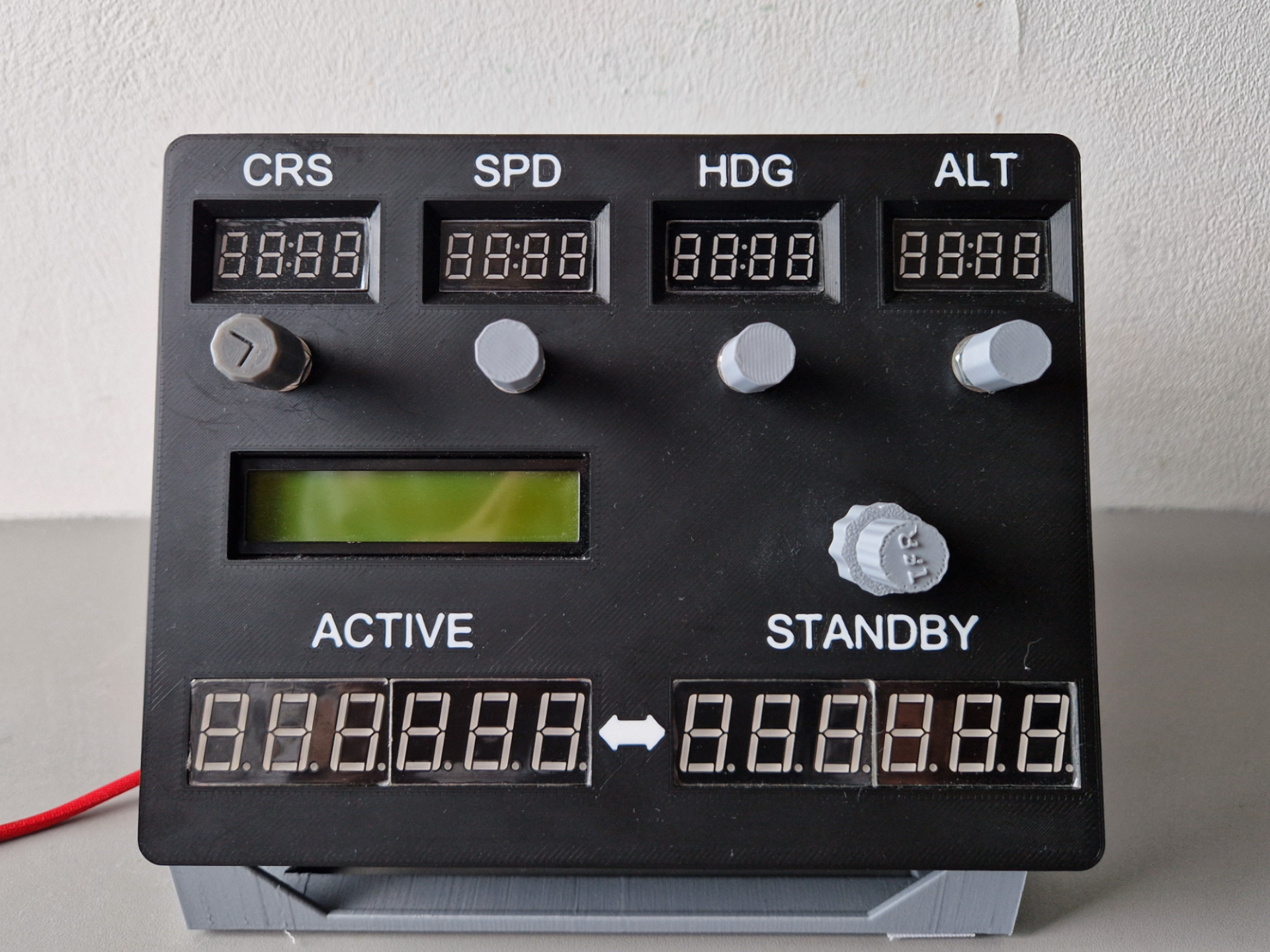 Flight Simulator radio navigation panel 
