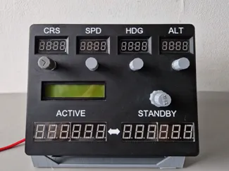 Flight Simulator radio navigation panel