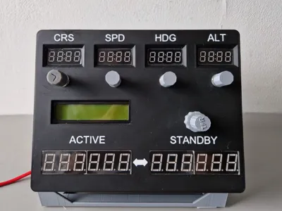 Flight Simulator radio navigation panel 