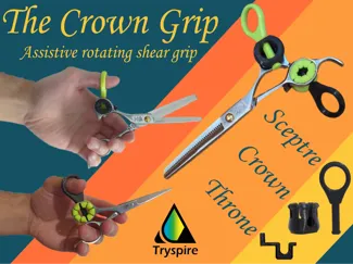 The Crown Grip - Assistive rotating shear grip