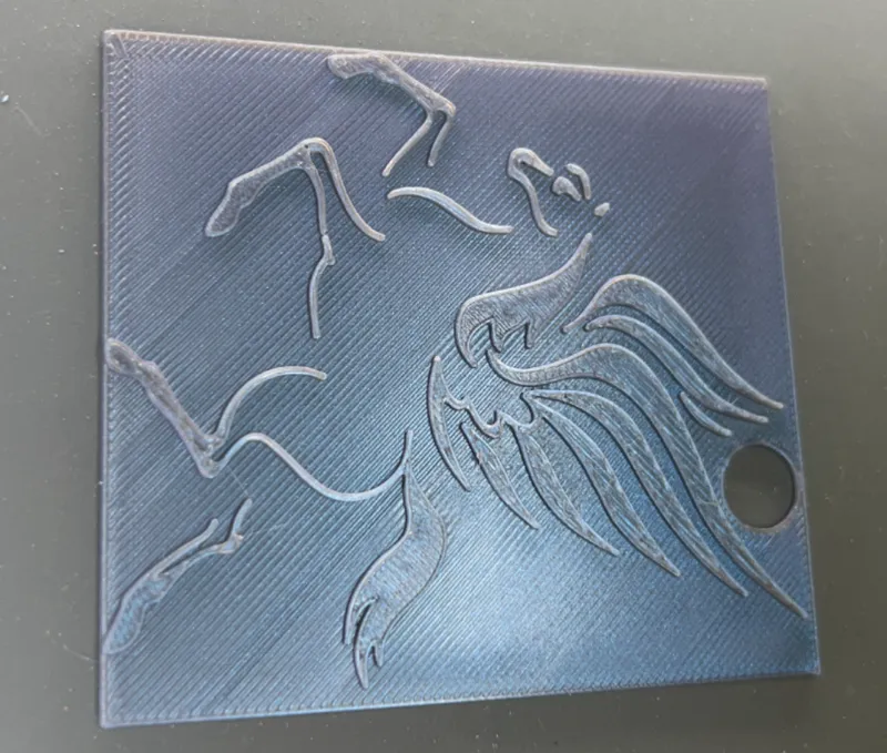 Pegasus keychain