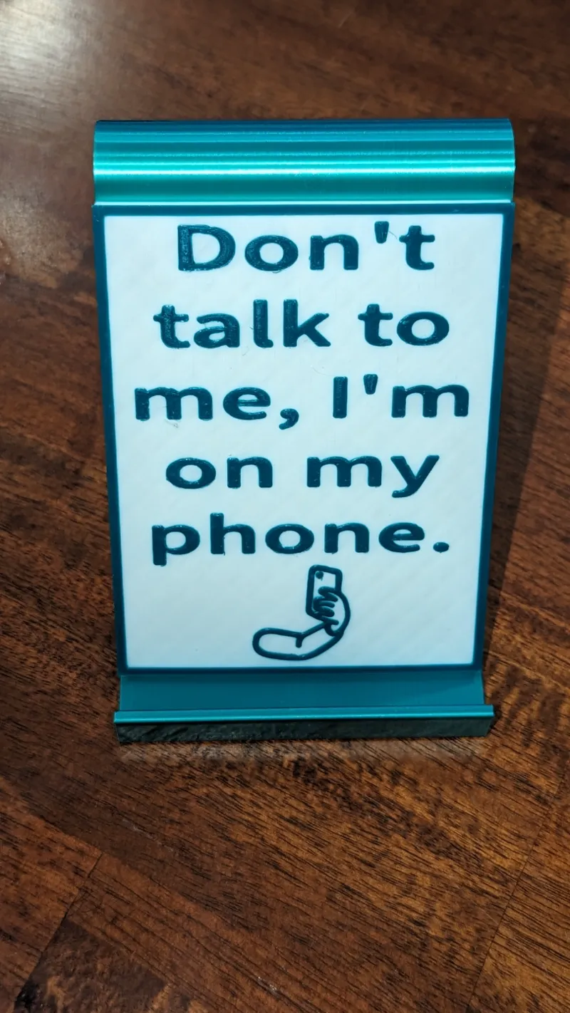 Make My Sign Phone Stand