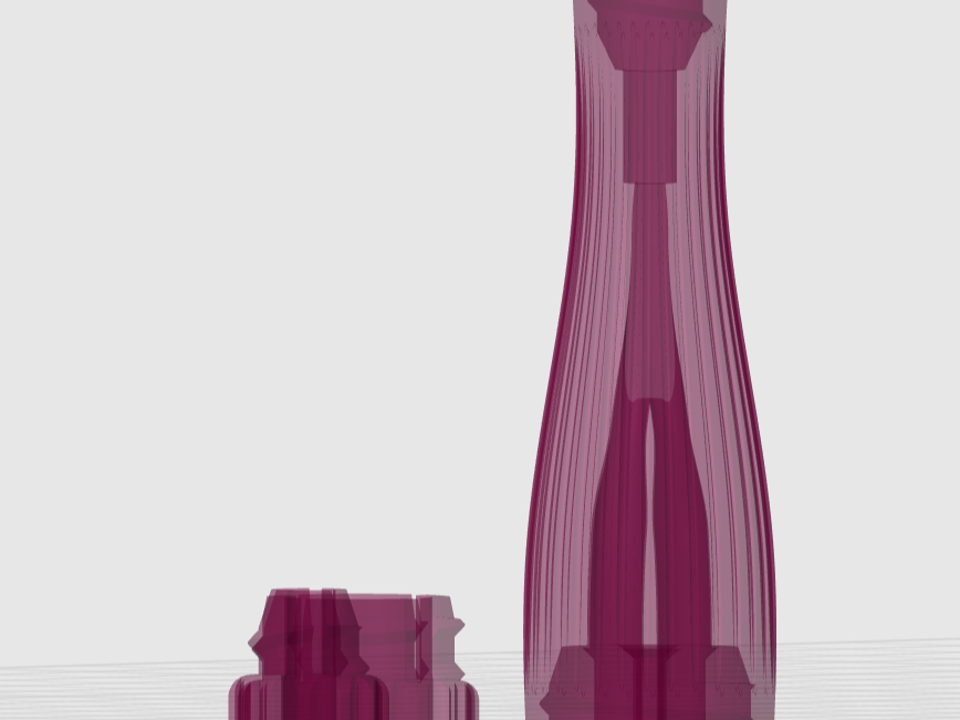 Miniatura 1 do modelo 3D 小巧的4in1 splitter 全打印无需五金