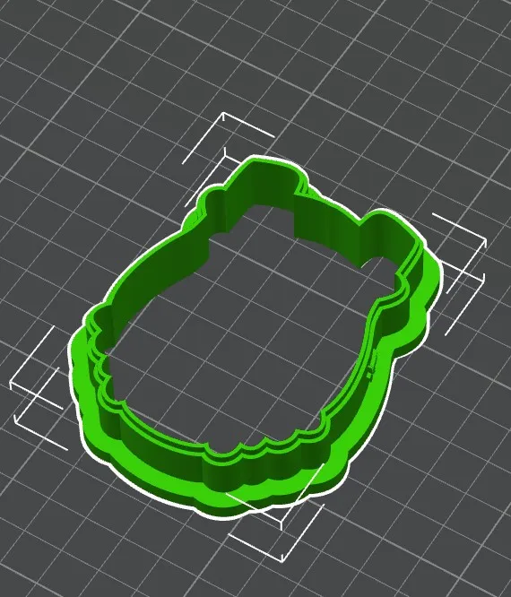 Charming Onesie 3D Printed Cookie Cutter