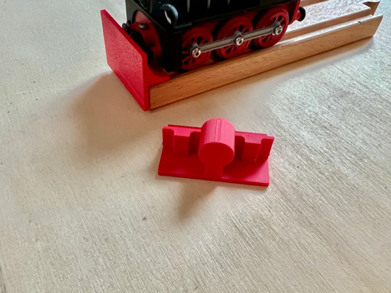 Minimalistic Bumper for Wooden Railways