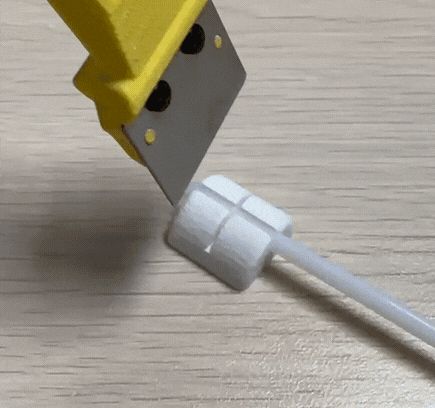 铁氟龙管切刀座