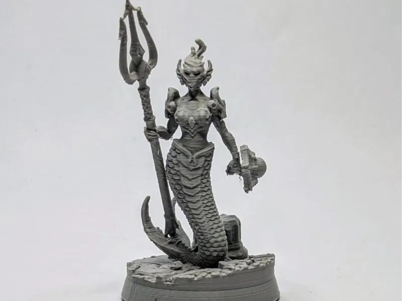 Female Triton Cleric - Daily Miniature Challenge