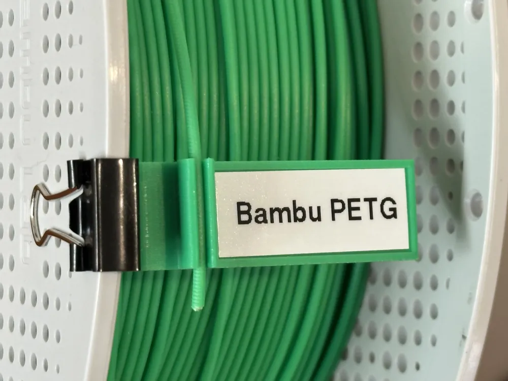 Bulldog Filament Clip With Label by snowneeerd MakerWorld: Download ...