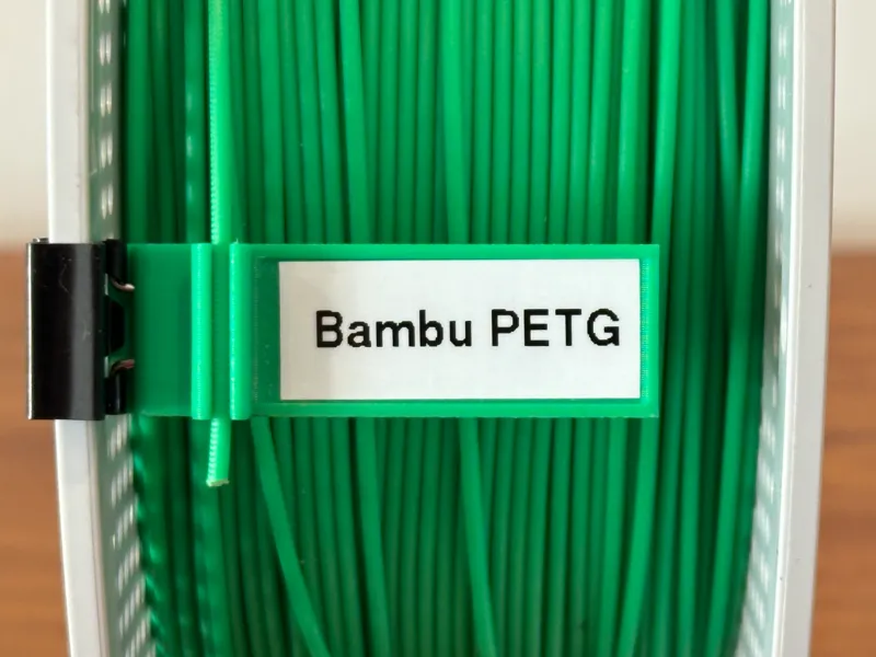 Bulldog Filament Clip With Label
