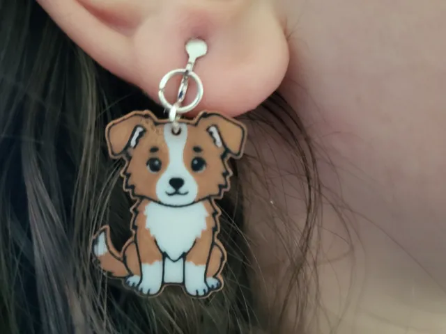 Border Collie Ohrringe