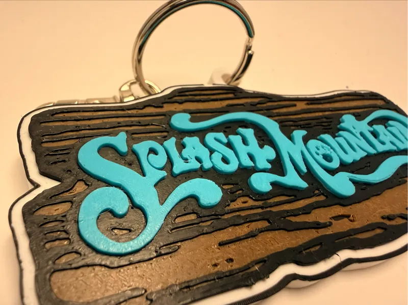 Splash Mountain Keychain - Memories