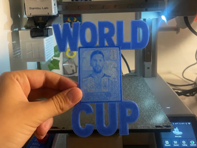 Messi World Cup Card