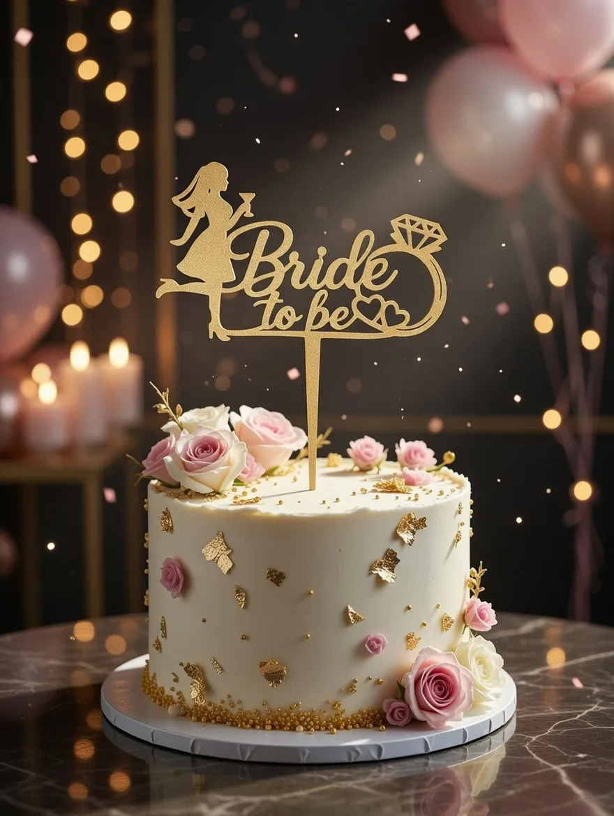 Bride To Be Cake Topper - Free 3D Print Model - MakerWorld