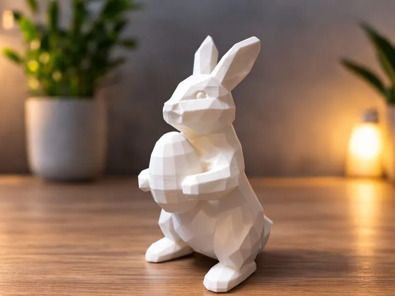 Easter Bunny – Low Poly Style
