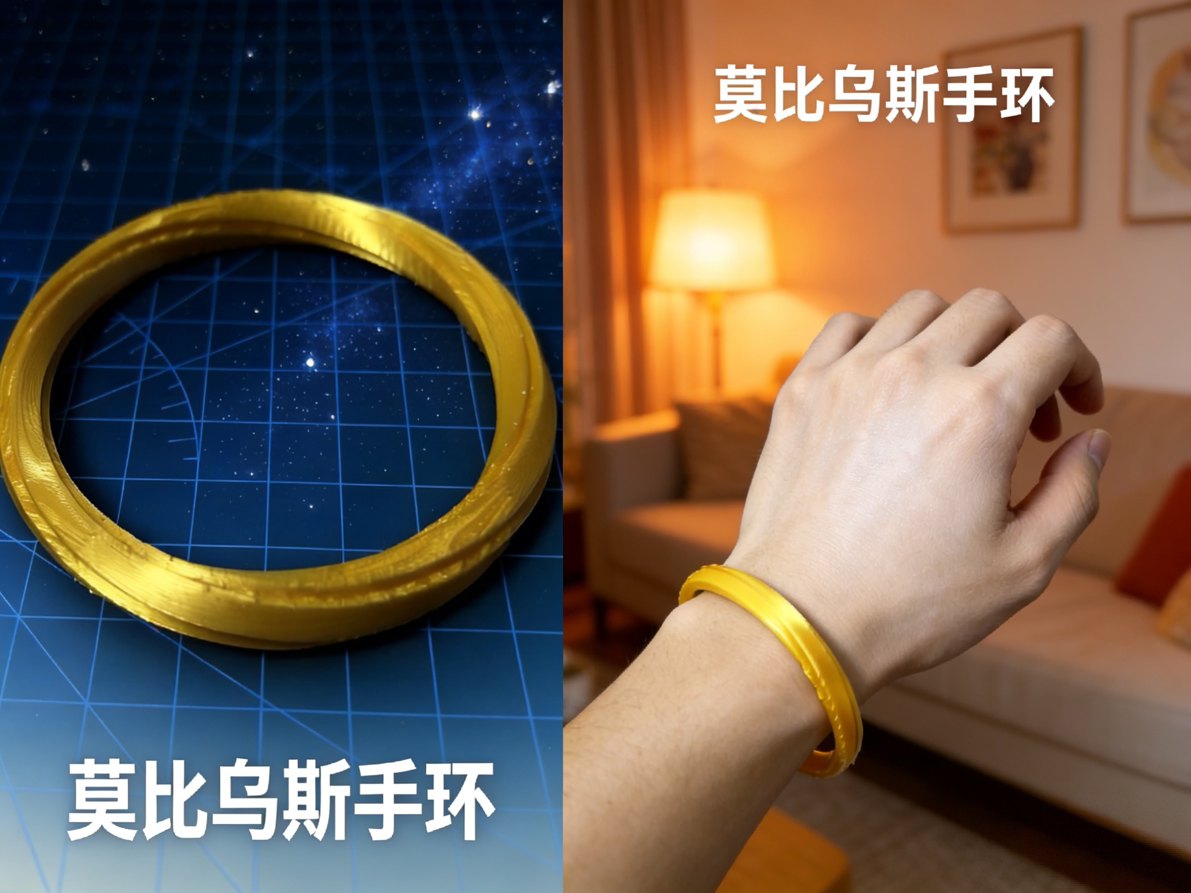 Miniatura 3 do modelo 3D 8棱莫比乌斯手环手环装饰