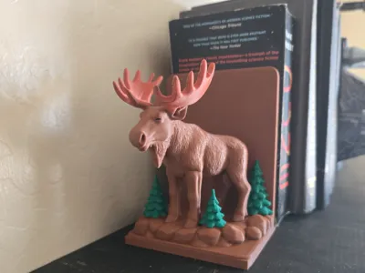 Moose Bookend