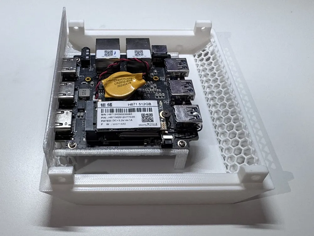 Lab Rax Rack for AceMagic N100 miniPC - Free 3D Print Model - MakerWorld
