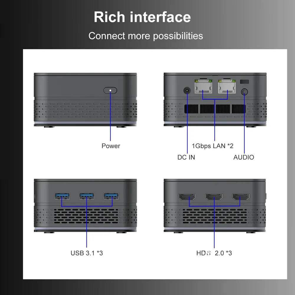 Lab Rax Rack for AceMagic N100 miniPC - Free 3D Print Model - MakerWorld