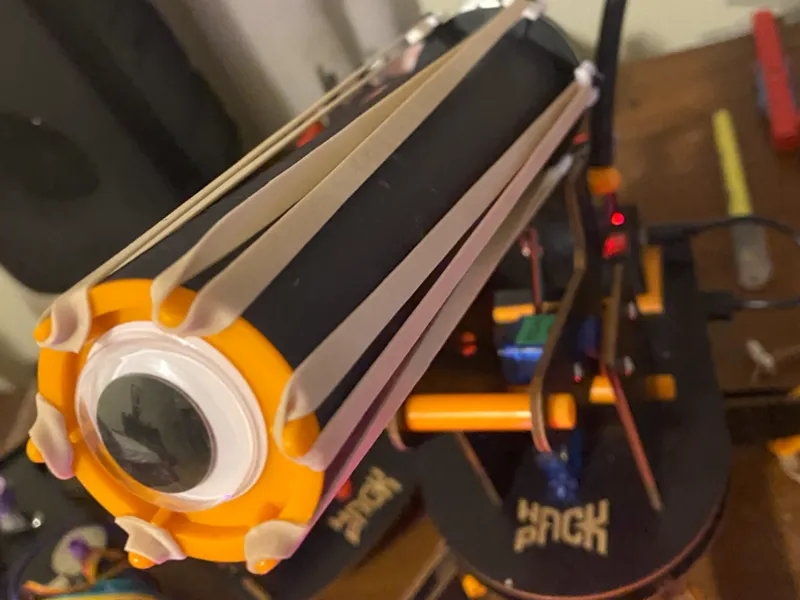 rubber band hack for ir turret 