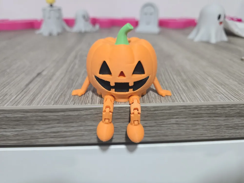 Articulated Halloween Pumkin - Multiparts - Free 3D Print Model ...