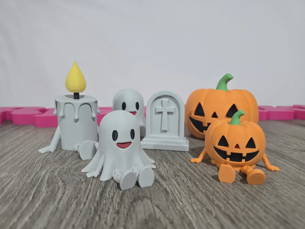 Articulated Halloween Pumkin - Multiparts - Free 3D Print Model ...