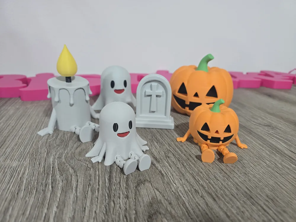 Articulated Halloween Pumkin - Multiparts - Free 3D Print Model ...