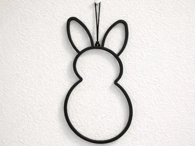 Rabbit Wall Hanger