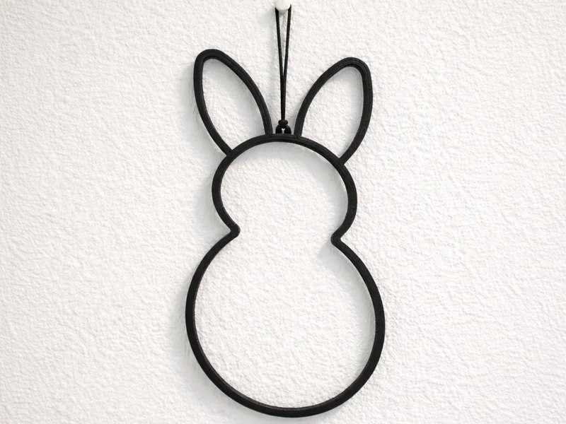Hase Wandaufhänger