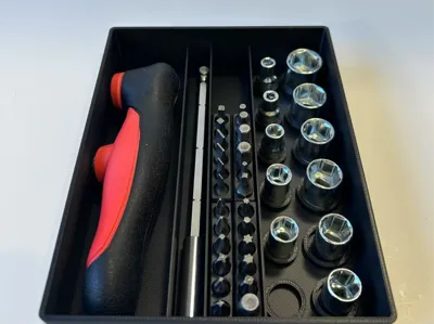 Hex socket tool box