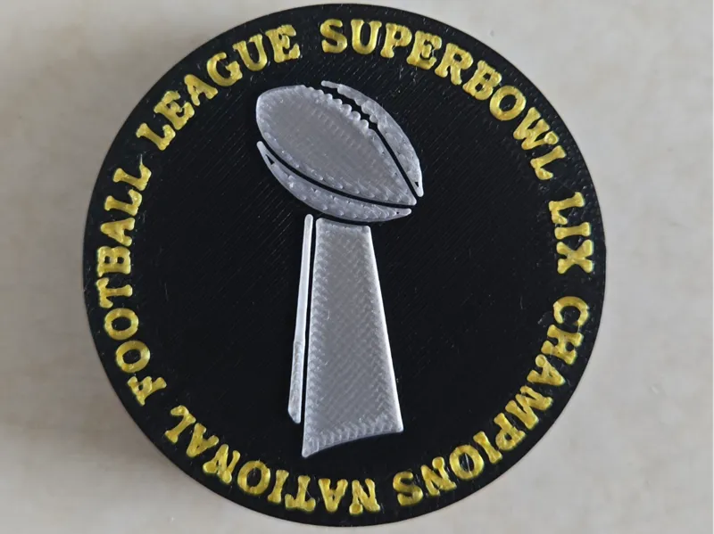 SuperBowl LIX Top Accent for Thors Hammer