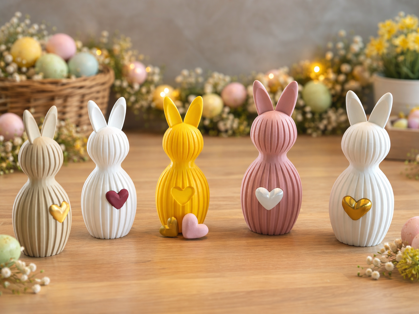 Easter Bunny With Removable Heart