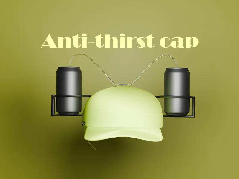 Anti-thirst cap 