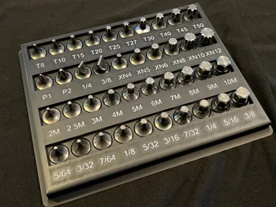 1/4in Bit Tray Organizer
