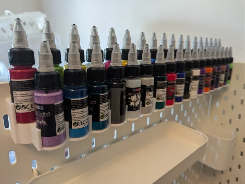 Airbrush Bottle Holder for Ikea Skadis